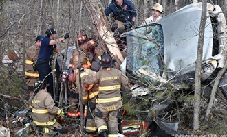 Londonderry Firefighters Extricate Trapped Occupant