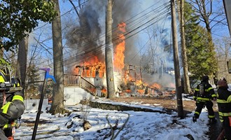 Heavy Fire Consumes Cottage in Salisbury Twp.