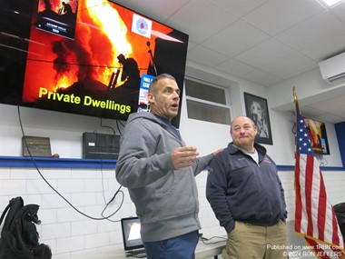 River Edge Chief of Department Robert Scholossberg & North Hudson Deputy Chief-author-instructor Ant