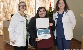 Atrium Health Floyd Medical Center Secretary Wins BEE Award