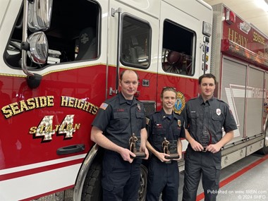 Seaside Heights firefighters recognized for outstanding achievement