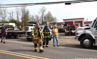 Vehicle Fire at Swamp Pike Auto Rescue in Limerick Twp.