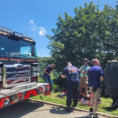 Multi-Agency Effort Safely Rescues Dog from Hillside