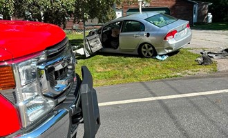 Two-Vehicle Crash on Royals borough Road Sends One to Hospital