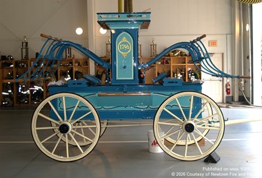 Newtown Fire and Rescue Demonstrates 1796 “Old Washy” Hand Engine