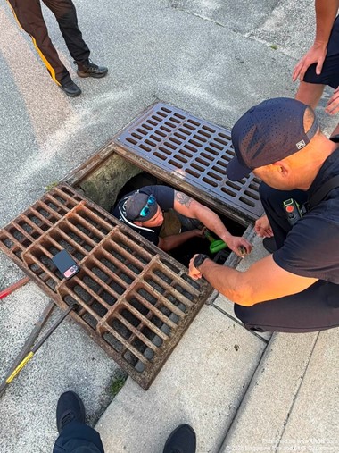 Brigantine Fire & EMS Safely Rescues Ducklings from Storm Drain
