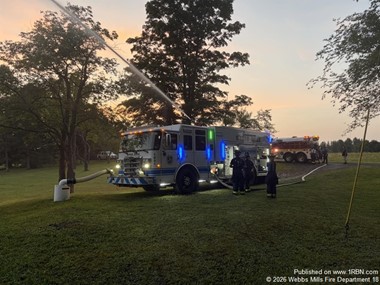Webbs Mills and Big Elm Fire Departments Conduct Joint Fill Site Drill