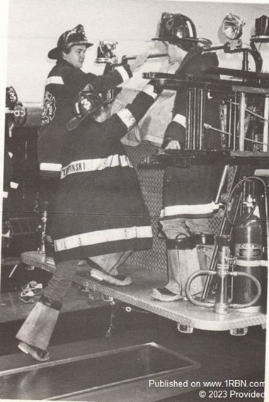 West Paterson responding to an alarm of fire in 1981