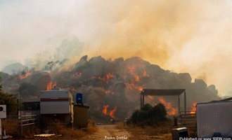Wildfire breaks out in Agunaga