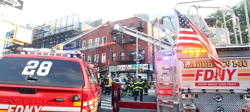 Early Evening Fire Displaces Many