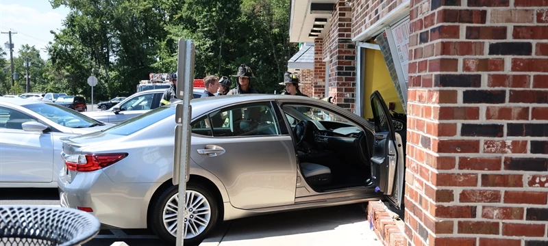 Vehicle Drives into Building in Cherry Hill