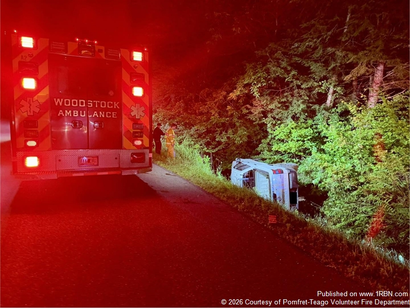 Pomfret Fire Handles Crash, Mutual Aid Fire Call and Training