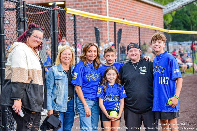 Higgins’ family getting ready to take the field. 