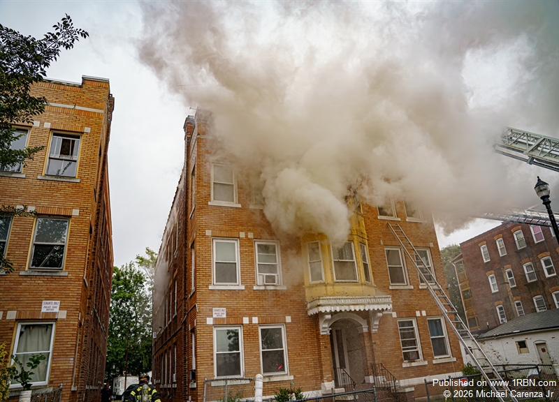 Heavy fire was quickly knocked down