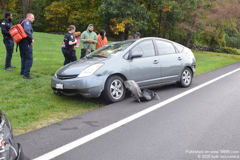 Vehicle ran off roadway