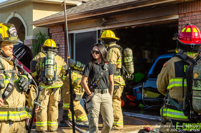 Fire knocked down