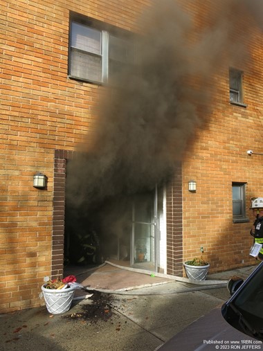 apartment building fire in Weehawken