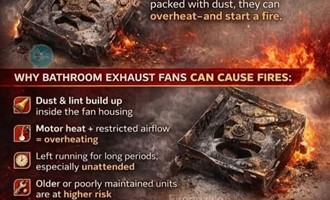 Bathroom Exhaust Fan Maintenance Helps Reduce Fire Risk