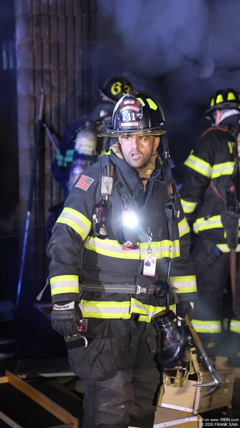 Lindenwold and Mutual Aid Firefighters Battle Storage Unit Fire in
