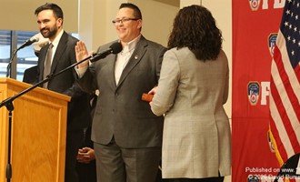 Swearing in of the 37th Fire Commissioner