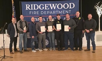 Ridgewood Fire Department Honors Members at Annual Awards Dinner