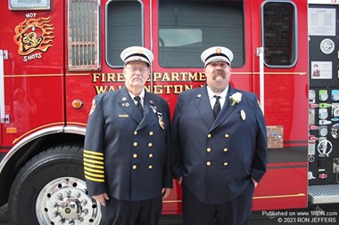 East Rutherford Assistant Chief Harlod Tilt & son, Sean
