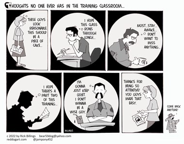 Thoughts No One Ever Has In The Training Classroom...