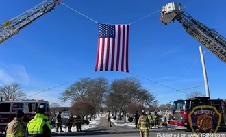 Westerly Firefighters Honor Fallen Lieutenant Michael Carreiro