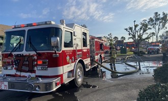 Two Alarm Fire Damages Fontana Strip Mall