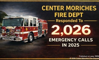 Center Moriches Fire Department Responded to 2,026 Calls in 2025