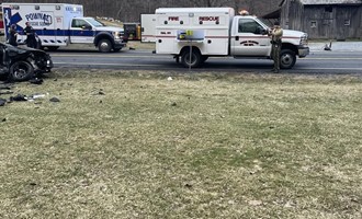 Pownal Fire and Pownal Valley Respond to Serious Route 7 Crash With Vehicle Extrication