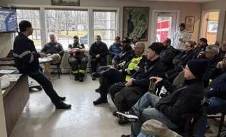 Warren Fire Department Conducts Ice Rescue Training Despite Lack of Ice