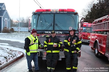 Warren Fire Department Recognizes Retired Chief Galinelli for Continued Service