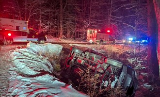 Unity Fire Responds to Single-Vehicle Crash on NH Turnpike