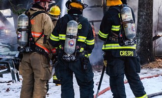 Engine 3 Provides Water Supply During Mutual Aid Response