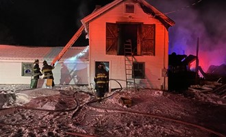Cumberland Firefighters Assist at Second-Alarm Fire in Gray
