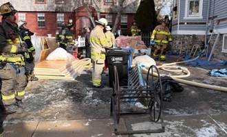 Jamestown Firefighters Provide Mutual Aid and Coverage During Newport Second-Alarm Fire