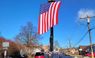 Flag Lowered in Honor of Jay Kelly