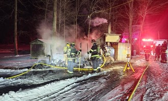 Mutual Aid Assists Newton Fire at North Main Street Fire