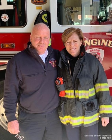 1st Female Firefighter in the City of Salem Retires