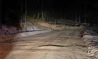 Crews Respond to Road Closure at Maple Street and Old College Road