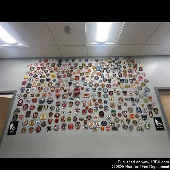 Bradford Fire Department Showcases Patch Collection At New Firehouse bradford-fire-department-showcases-patch-collection-at-new-firehouse