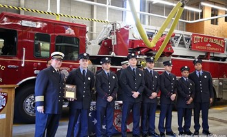 Passaic swears is seven new Probationary firefighters
