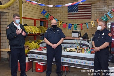 Waltham Firefighter Retires