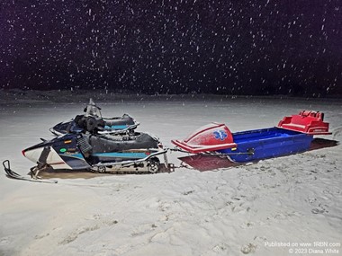 Lee Fire Rescue Trains For Snowmobile Rescue