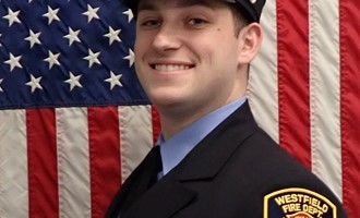 **Westfield Fire Department Recognizes Benjamin Fishman for Three Years of Service**