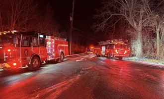 Early Morning Exterior Fire on East Road Contained, No Injuries Reported