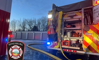 Hinesburg Firefighters Assist at Commercial Storage Facility Fire in Shelburne