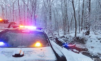 Huguenot, Cuddebackville,Matamoras Fire Departments respond to upside down car in stream