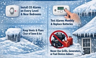 Cold Weather Increases Carbon Monoxide Risk, Fire Officials Warn